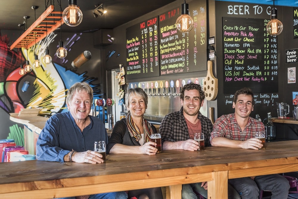 The Brew Moon family - customers of Thankyou Payroll