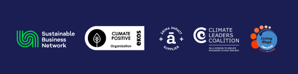 Thankyou Payroll Impact Partners: Sustainable Business Network, Ekos, Ākina, Climate Leaders Coalition, Living Wage Employer