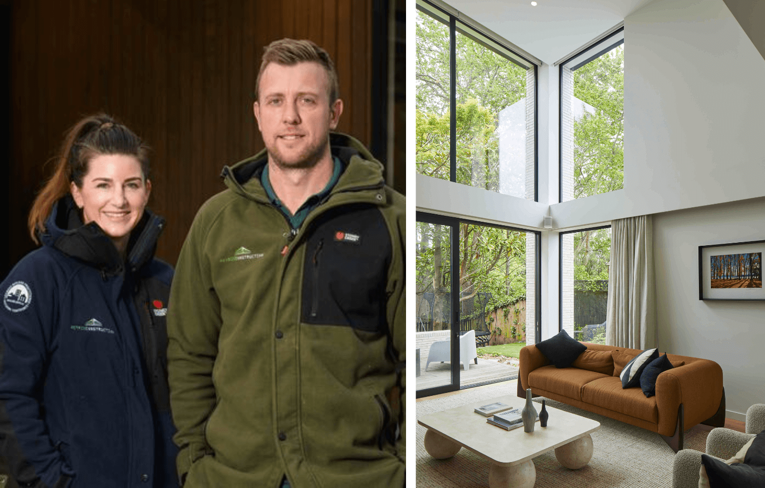 Petrie Construction (1) Sam and Honour with their Small Business Growth in the construction industry.